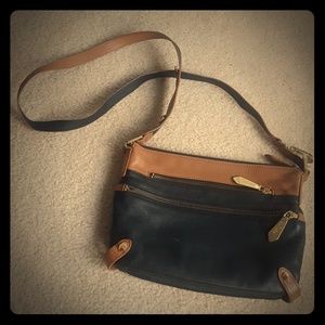 Leather crossbody purse